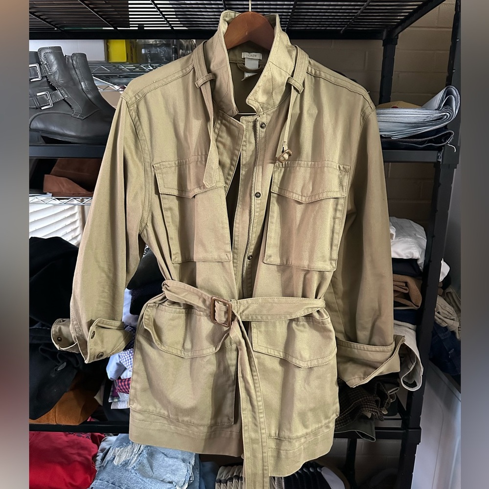 J Crew Commodore Utility Jacket 100% Cotton